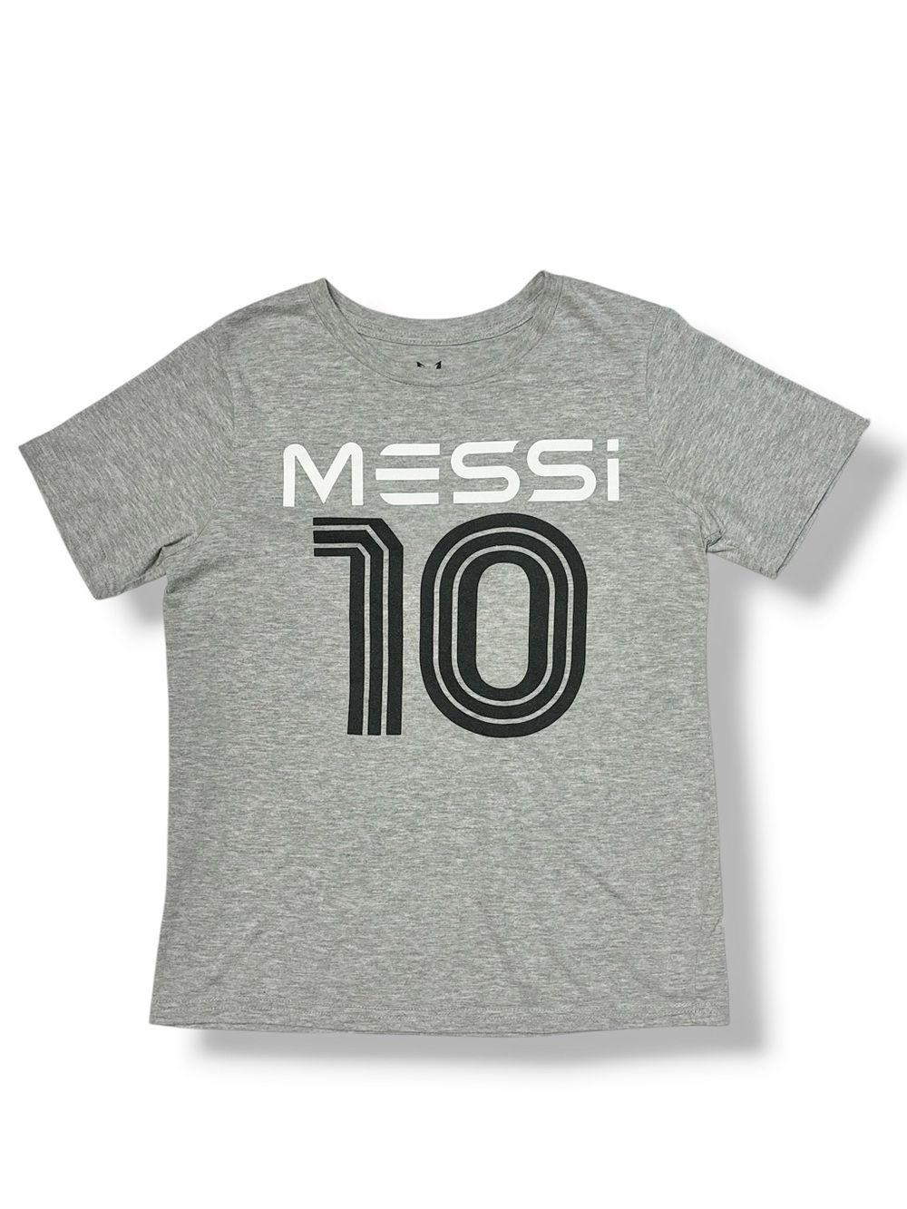 MESSI Grey Crew Neck Graphic Tee Size 10/12